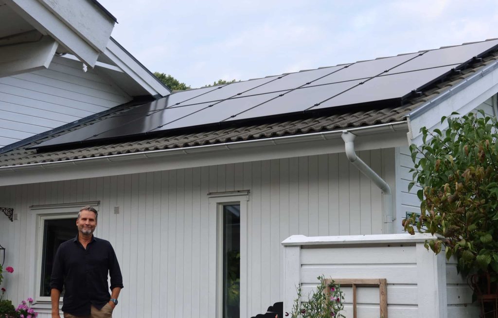 Christer installerade solceller i göteborg med nova solar