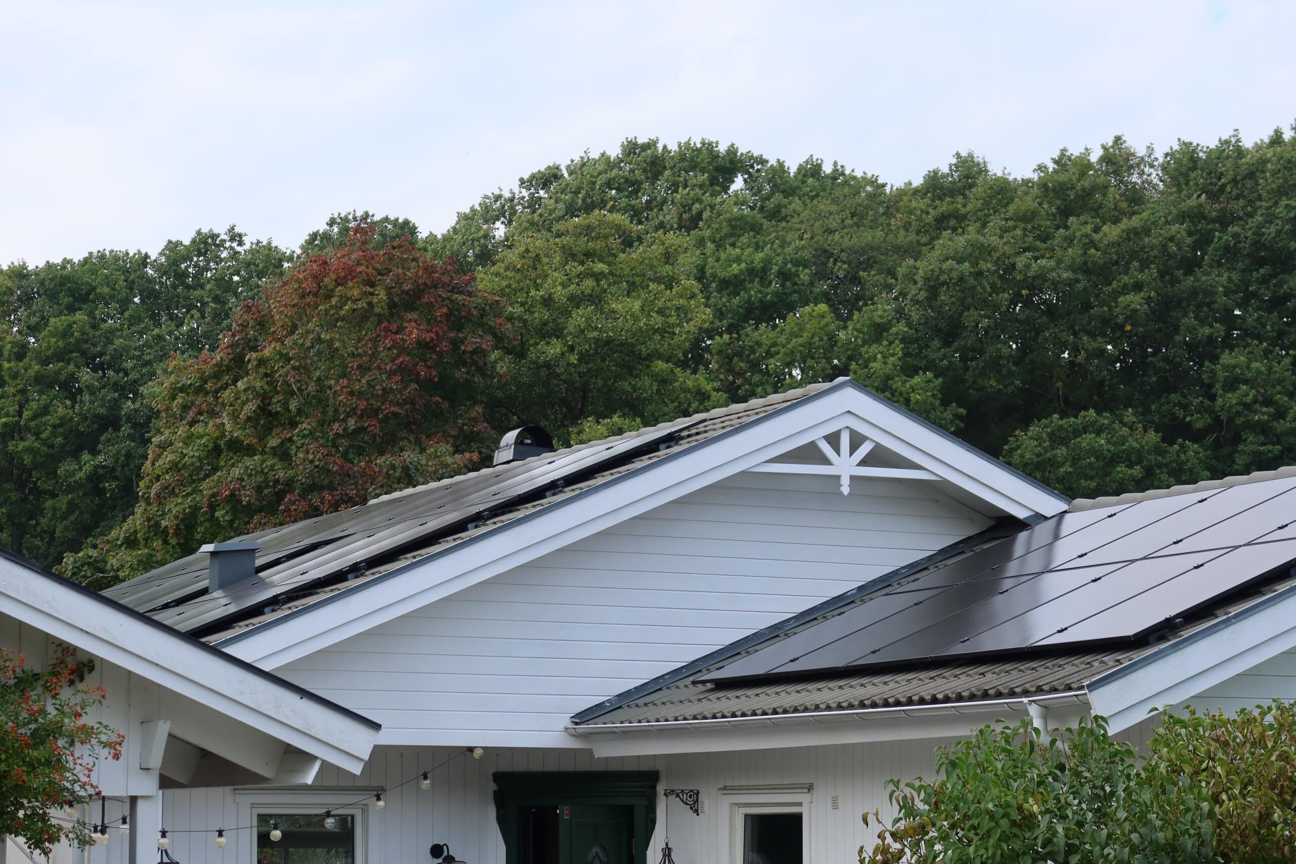 Solceller på en villa i göteborg installerat av Nova Solar