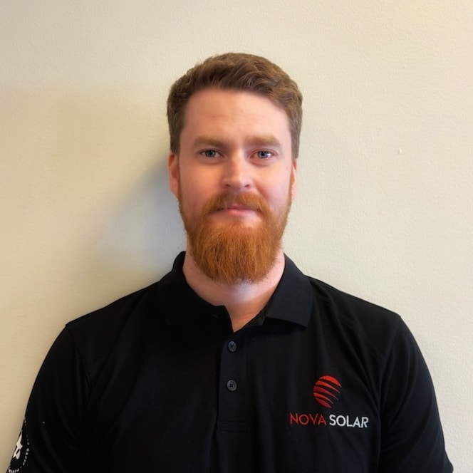 Jakob Stenkvist, försäljningschef på Nova Solar